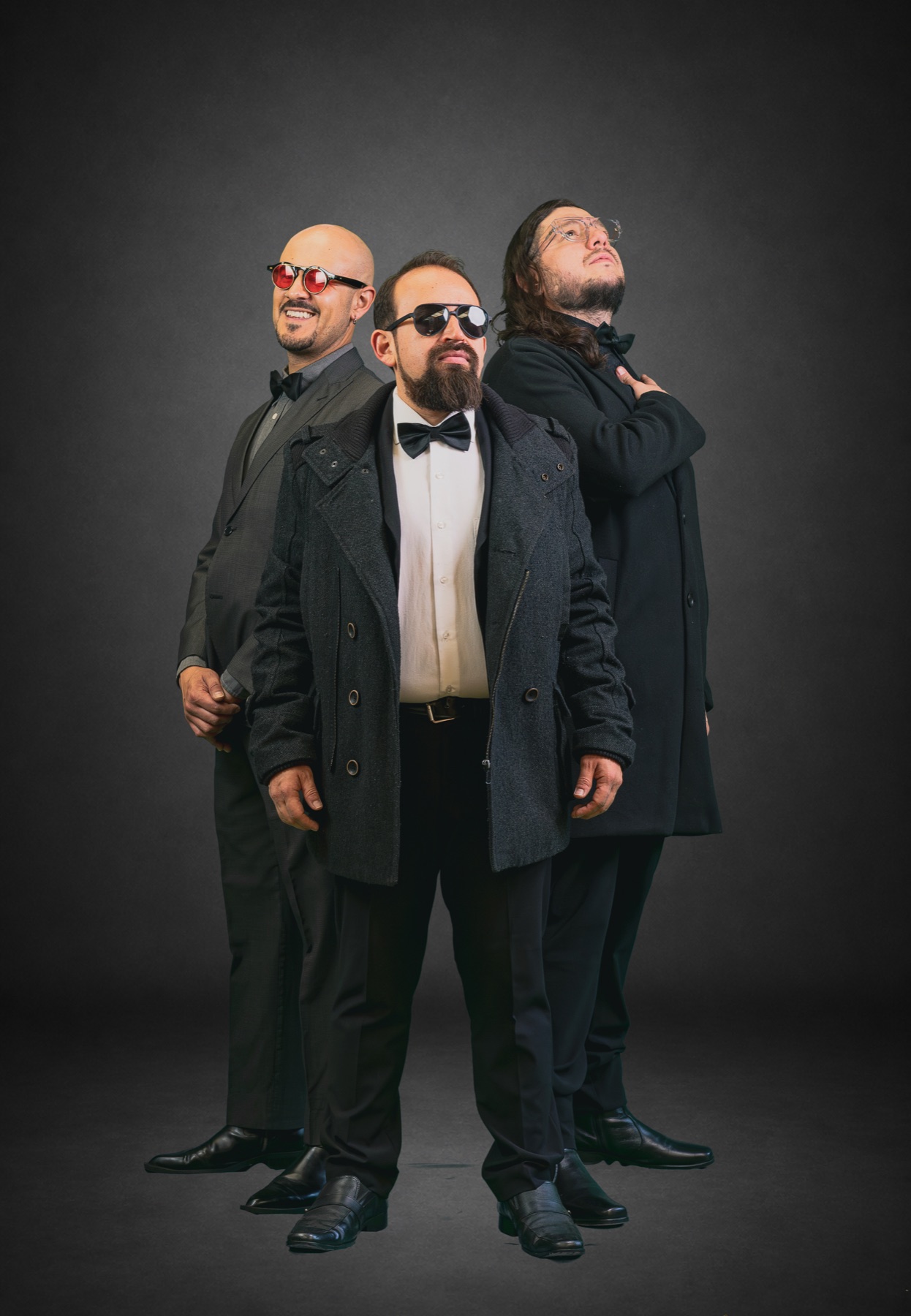Los tres integrantes de Malinalli